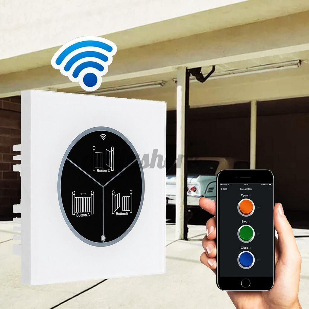 Công tắc mở cửa ga ra vào kết nối wifi điều khiển từ xa