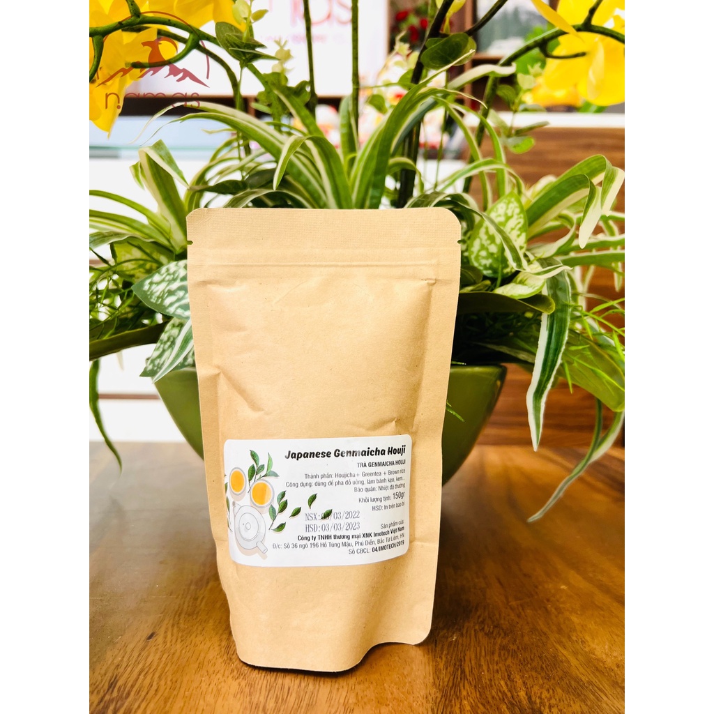 Trà gạo nướng/Genmaicha Houji gói 150gr