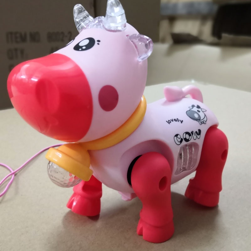 Đồ Chơi Chú Thỏ Chạy Pin Nhạc Đèn Dễ Thương Cho Bé