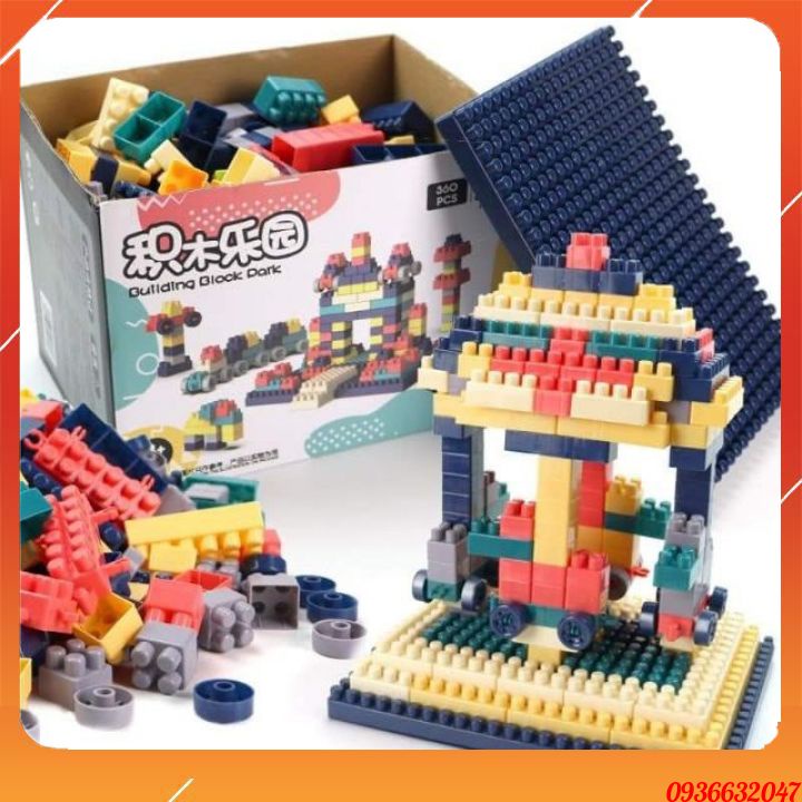 Đồ chơi lắp ghép lego ⚡ FREESHIP EXTRA⚡  520 chi tiết xếp hình cho bé giải trí lành mạnh phát triển tư duy logic