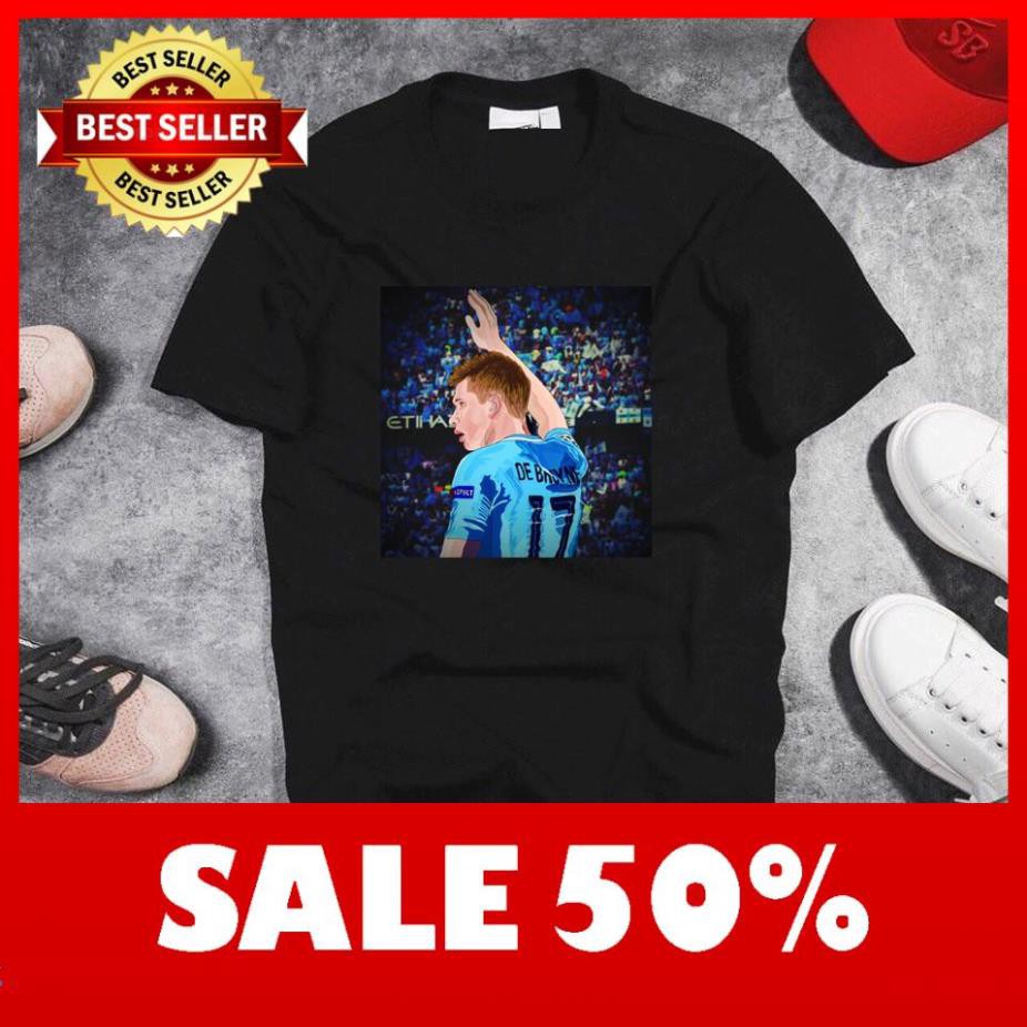 Áo Thun In Hình Kevin De Bruyne Mã 12 - Áo In Hình Cầu Thủ Bóng Đá