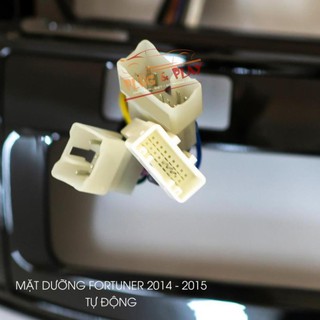 Mặt dưỡng 9 In xe TOYOTA FORTUNER 2014-2015 và 2018 + Kèm rắc nguồn