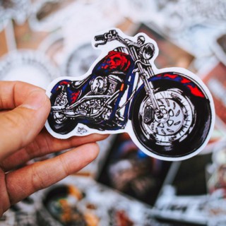 Set 100 Sticker hình dán - Harley Davidson