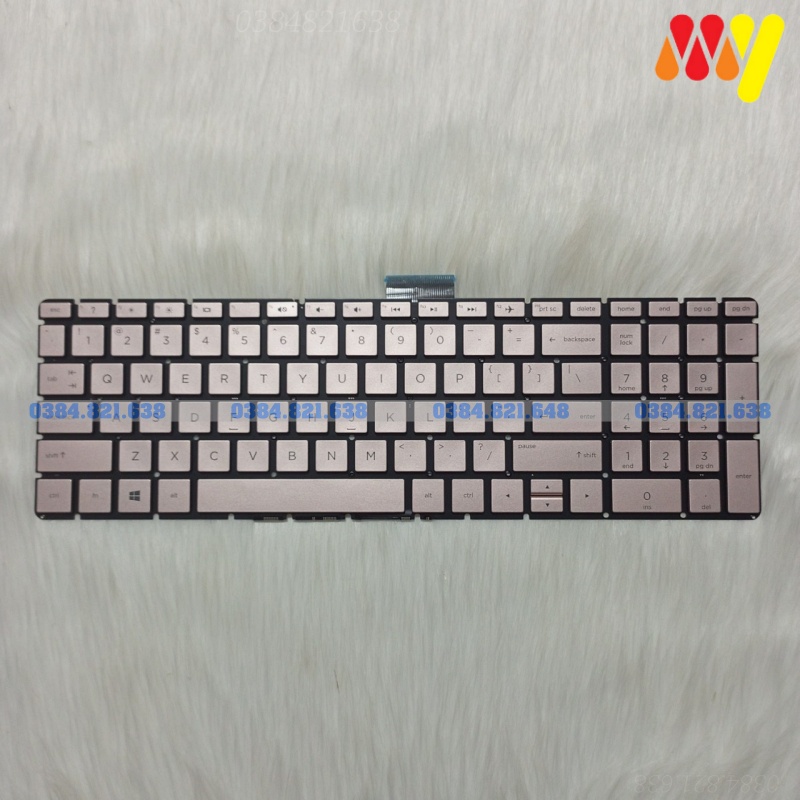 Bàn phím laptop HP Pavilion 15-BS,15-BP,15-BR,15-RA,15-BW,15G-BR,15Q-BD,15Z-BW,15-BU,15-CC,15-CD,15-AQ,15S-FQ Vàng