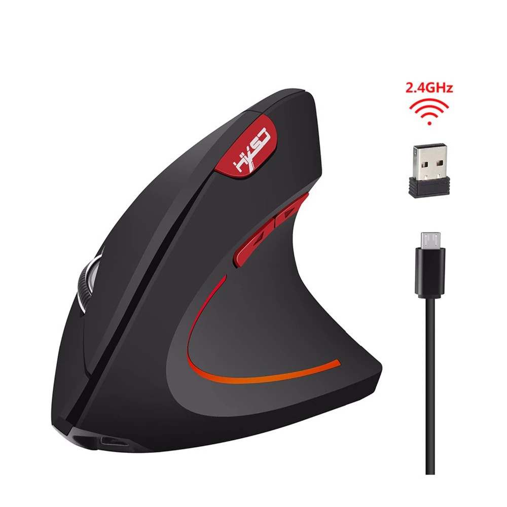 Chuột Không Dây Gaming 2.4G Thế Hệ Mới HXSJ T22 Tặng Kèm Tấm Lót Chuột Cao Cấp