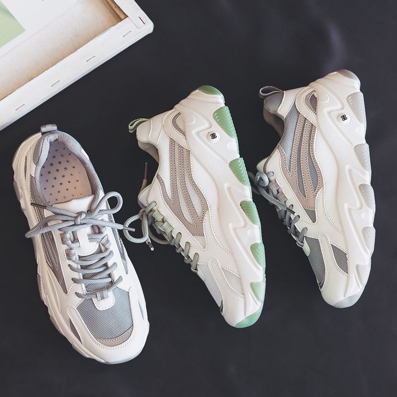 Giày thể thao nữ 2 màu cá tính hottrend mùa đông 2020