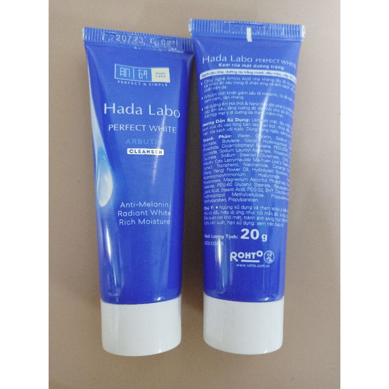 25g_Kem rửa mặt Hada Labo_Quà tặng kèm tách bán lẻ