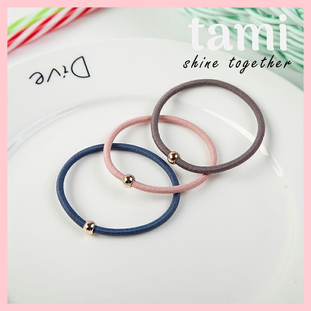 Dây buộc tóc kiểu đơn giản
