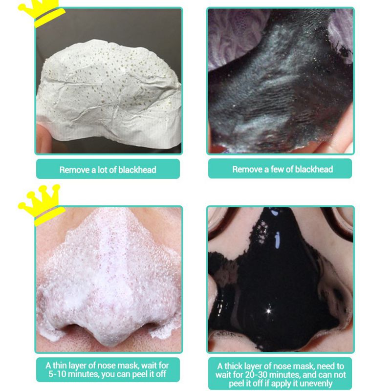 Mặt Nạ Lột Mụn Đầu Đen Vùng Mũi Làm Sạch Sâu Lanbena 30g