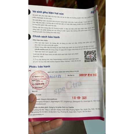 Thanh lí máy hút sữa Spectra plus. Tặng áo hút sữa rảnh tay