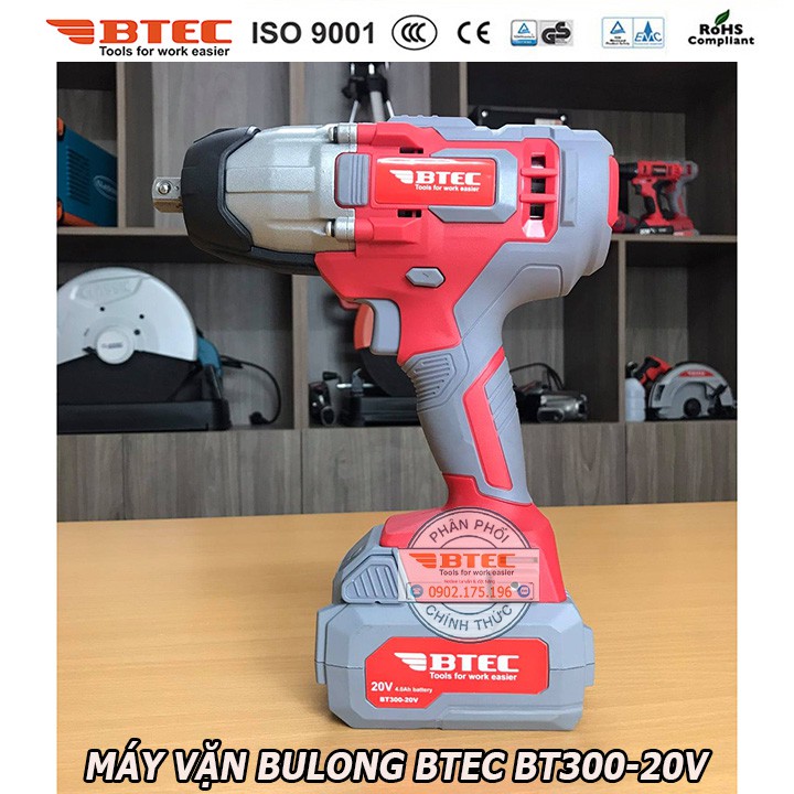 Máy vặn bu lông BTEC BT300-20V