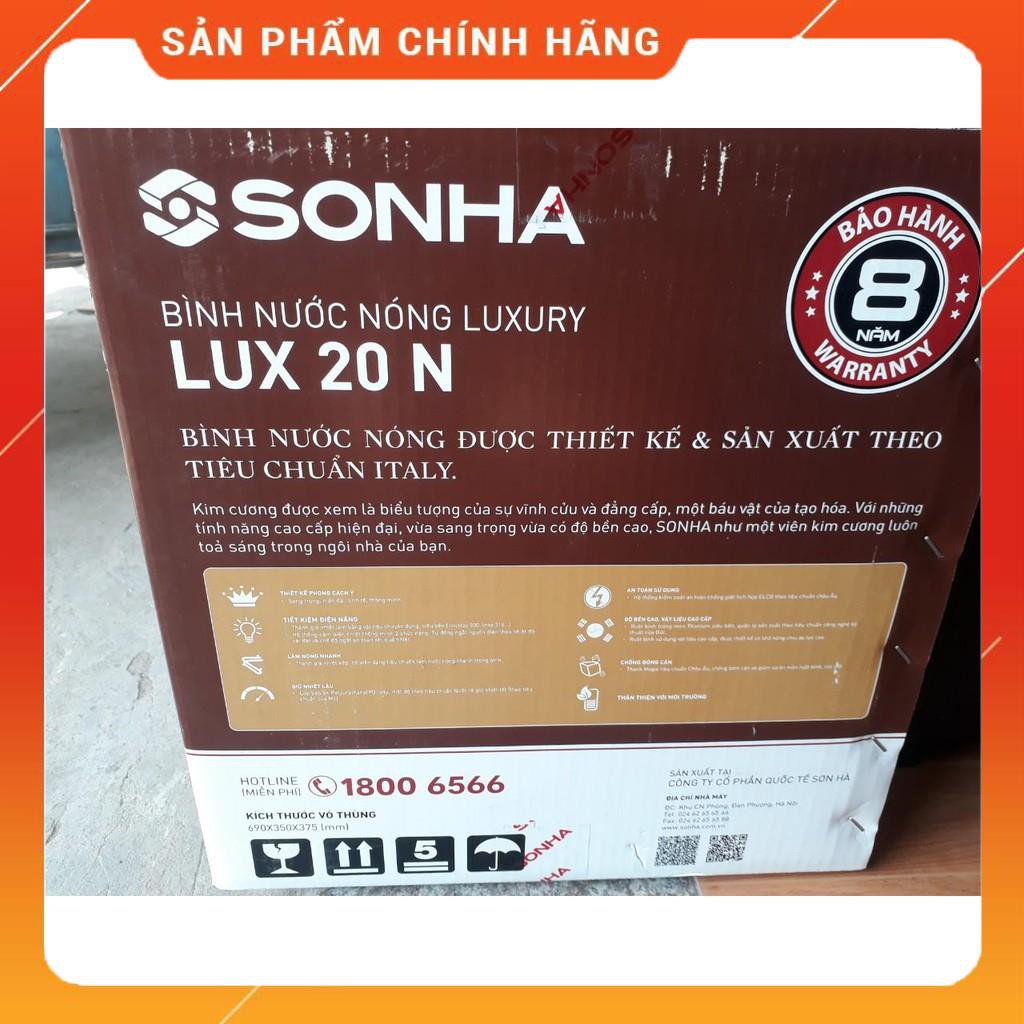 Bình nước nóng Sơn Hà Luxury ngang 20 lit LUX20N