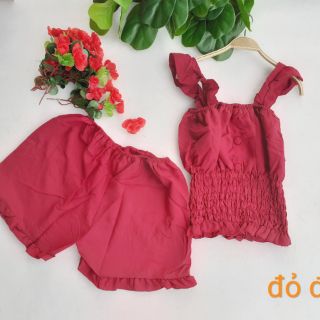Bộ voan lụa cảnh tiên quần đùi