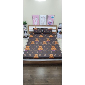 Bộ ga giường cotton poly 3 món nhiều mẫu lựa chọn