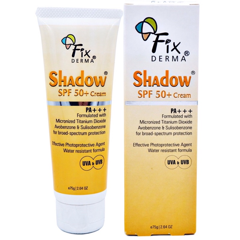 Kem Chống Nắng Mỏng Nhẹ Thấm Nhanh Fixderma Shadow SPF50+ Cream 75g