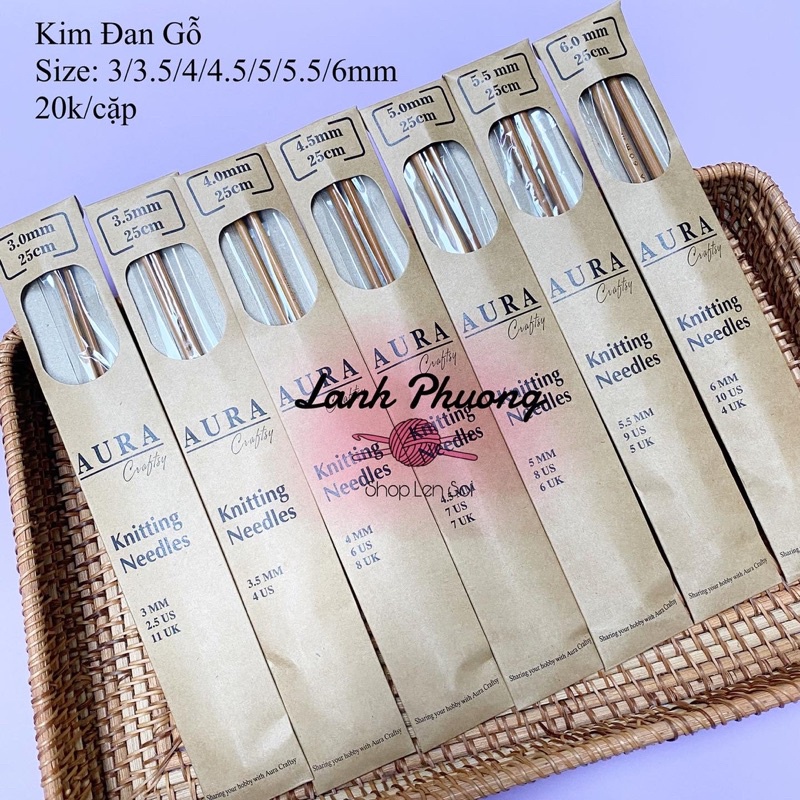 Kim Đan Gỗ Dài 25cm Size Thông Dụng