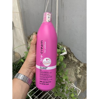 Dầu gội cho tóc bạch kim Inebrya Ice Cream No-Yellow Shampoo 1000ml