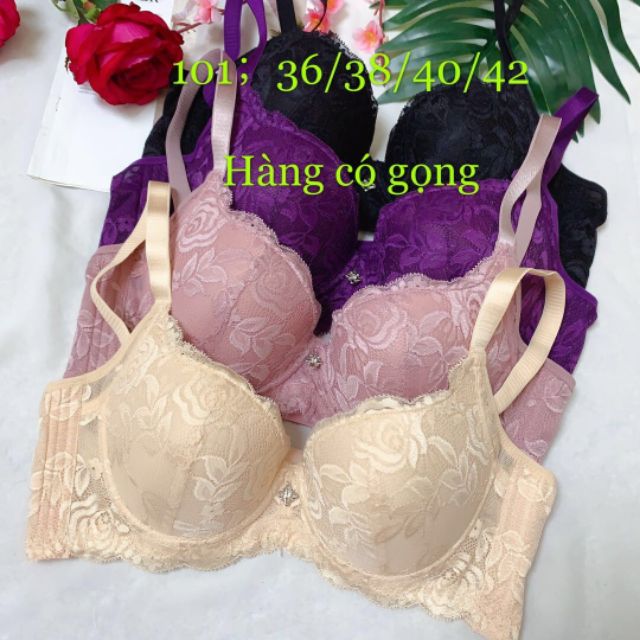 Áo lót big size 101 ren mỏng quả to bản lưng 4 móc cài che mỡ thừa to ngực to | BigBuy360 - bigbuy360.vn