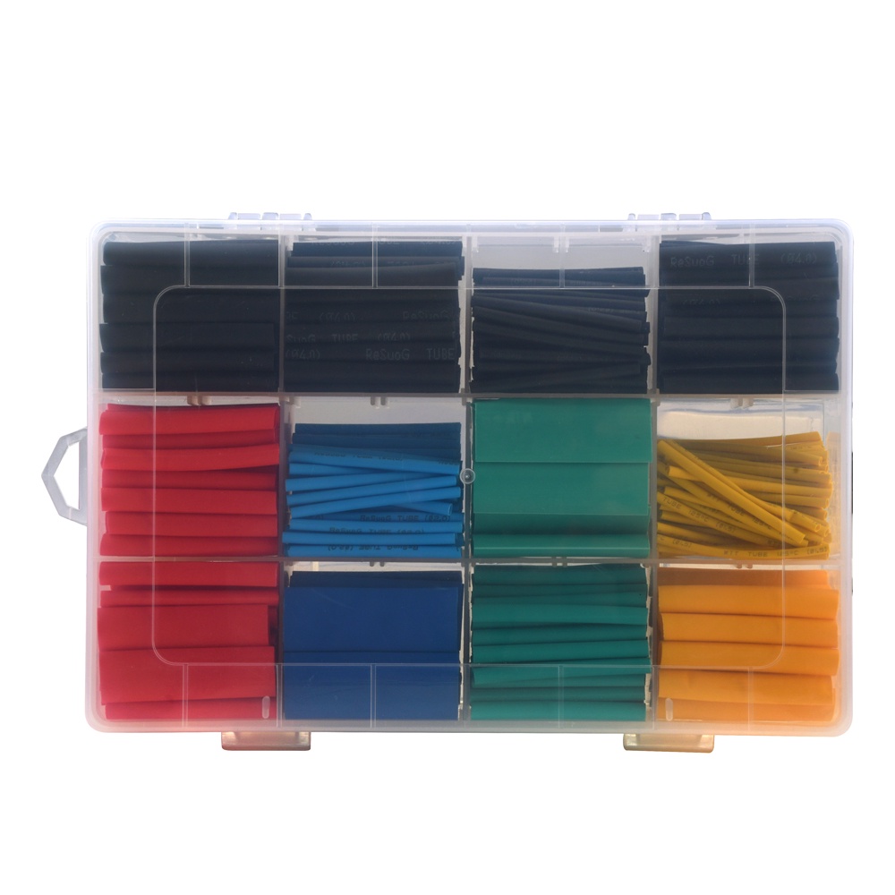 Set 530 ống co nhiệt DIYMORE phân loại kèm hộp đựng/ túi đựng
