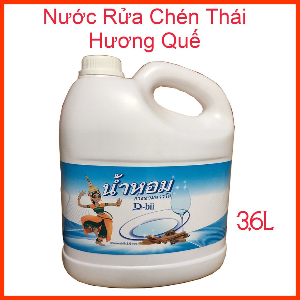 Nước rửa chén Thái hương quế 3.6L