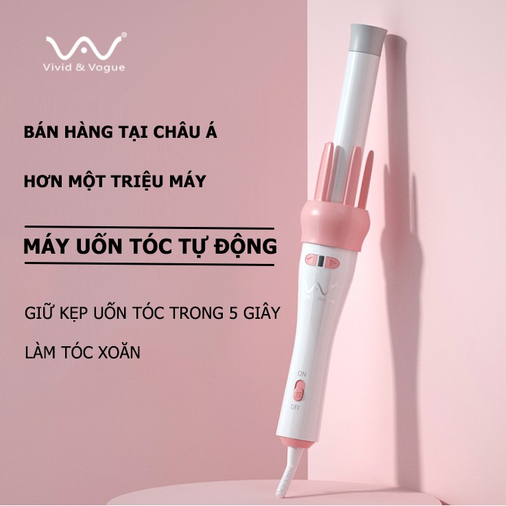 1/2 GENMáy uốn tóc tự động Vivid & Vogue 28MM32MM kẹp uốn tóc đẹp trong 5 phút Máy duỗi tóc bằng máy uốn tóc tạo mẫu tóc