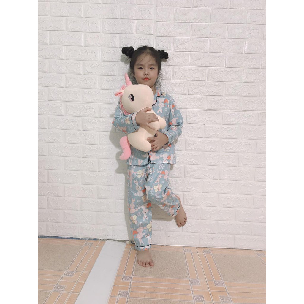 Đồ Bộ Pijama Cotton Dài Tay Cho Bé Trai Và Bé Gái