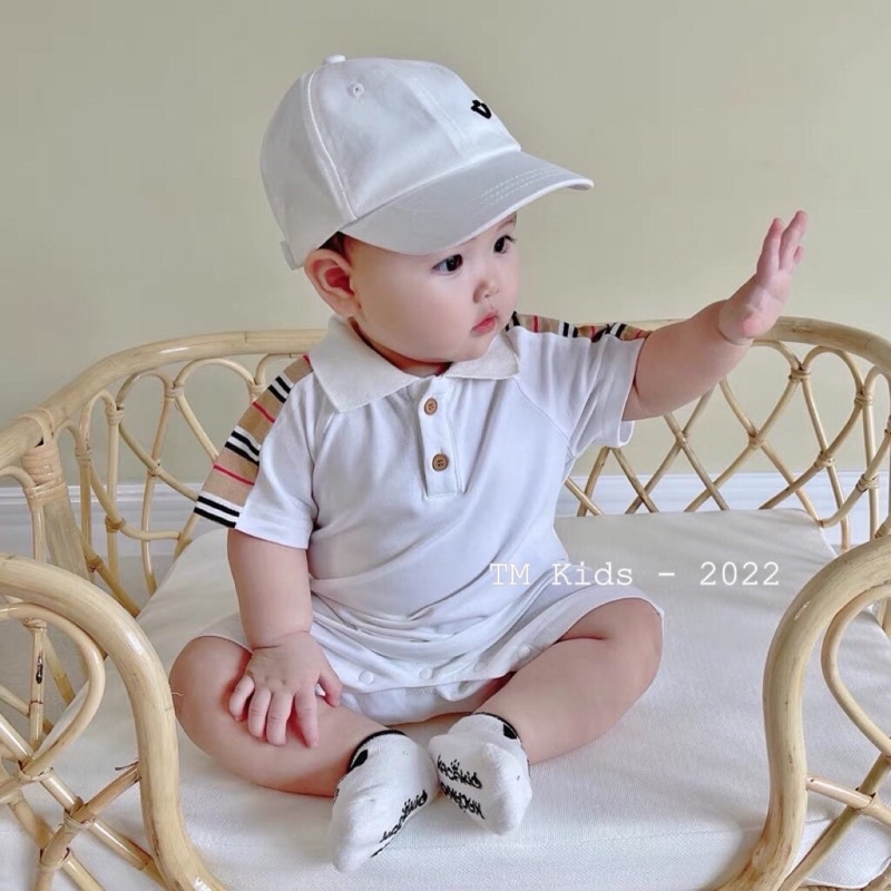 Bộ body cho bé chất cotton bozip hàng đẹp_ Bộ quần áo bé trai bé gái từ 5- 15 kg