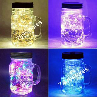 Dây đèn led đom đóm fairy không nhấp nháy 3 me't/2mét có pin