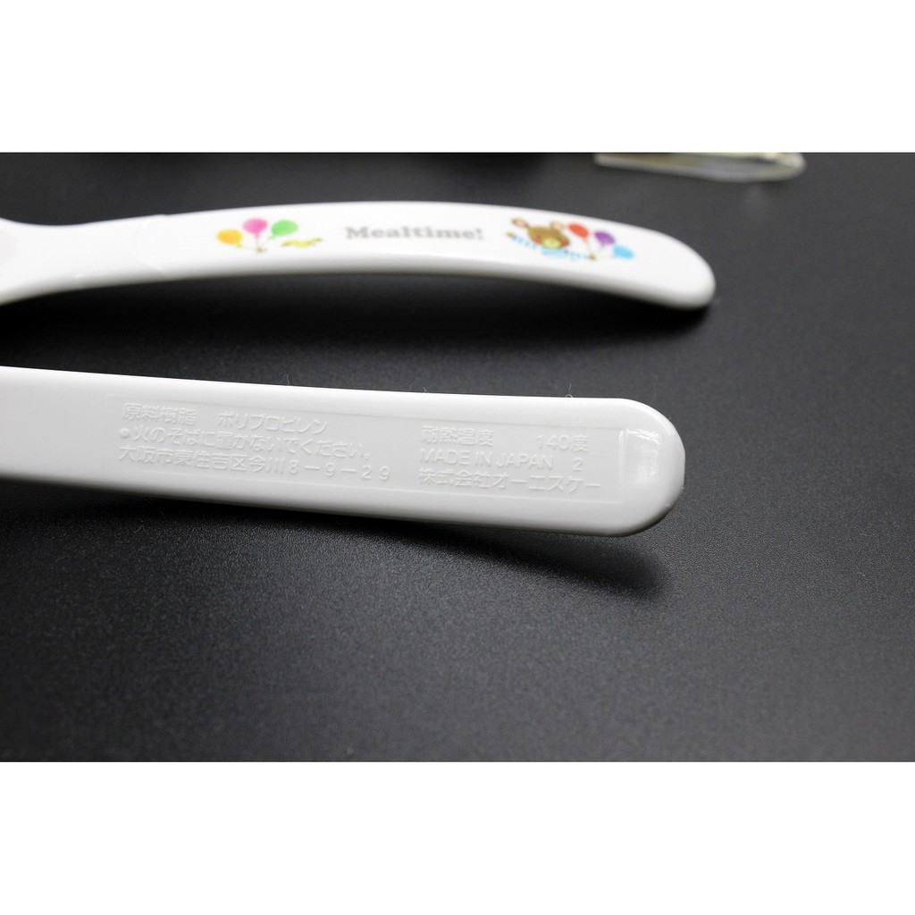 Thìa nhựa cho bé  𝑭𝒓𝒆𝒆𝒔𝒉𝒊𝒑  Set 2 thìa dĩa nhựa cho bé OSK nội địa Nhật Bản