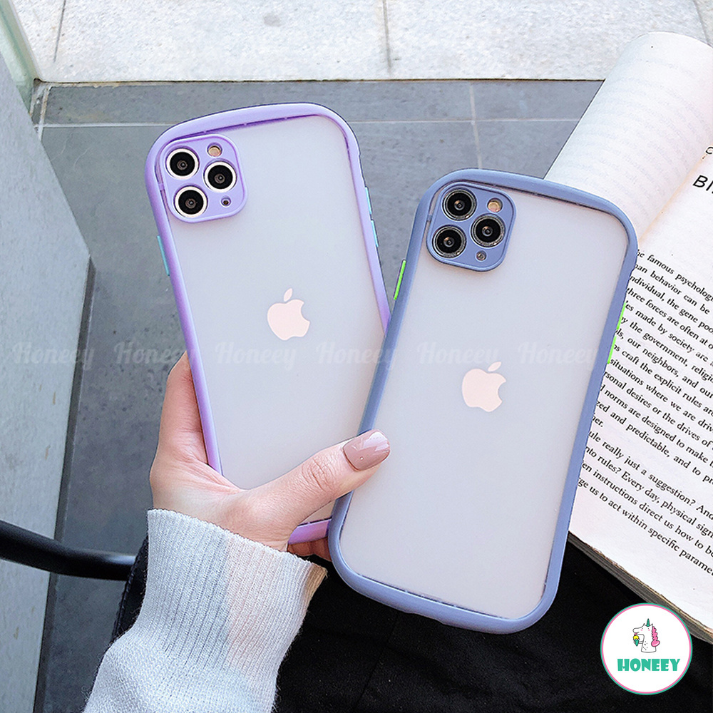 Candy Color Small Wrist Camera Lens Protector Matte Soft TPU Case for IPhone 11 Pro Max X Xs Max XR 8 7 Plus SE | BigBuy360 - bigbuy360.vn