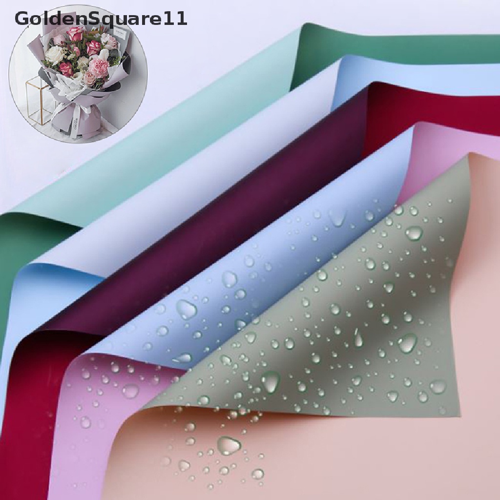 Set 20 Giấy Gói Hoa Hai Tông Màu Chống Thấm Nước Goldsquare11