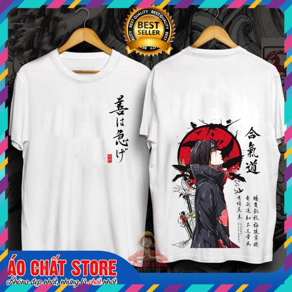 RẺ VÔ ĐỊCH - Áo Uchiha Itachi Naruto Siêu Độc | Áo Thun Naruto Unisex ITACHI Đẹp NT05