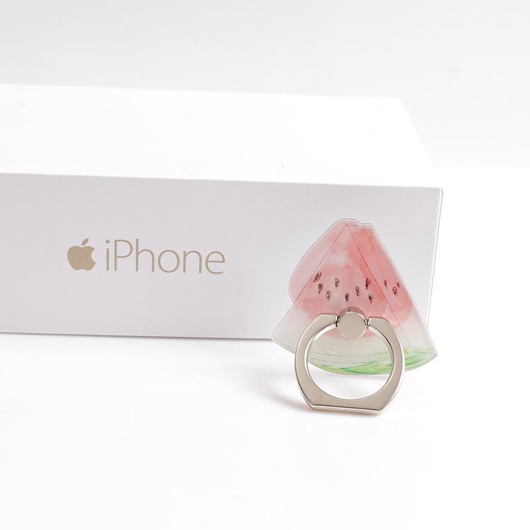 Khuyên Xỏ Ngón Tay Kiêm Giá Đỡ Điện Thoại Hình Trái Cây Xinh Xắn Dây điện thoại di động | BigBuy360 - bigbuy360.vn