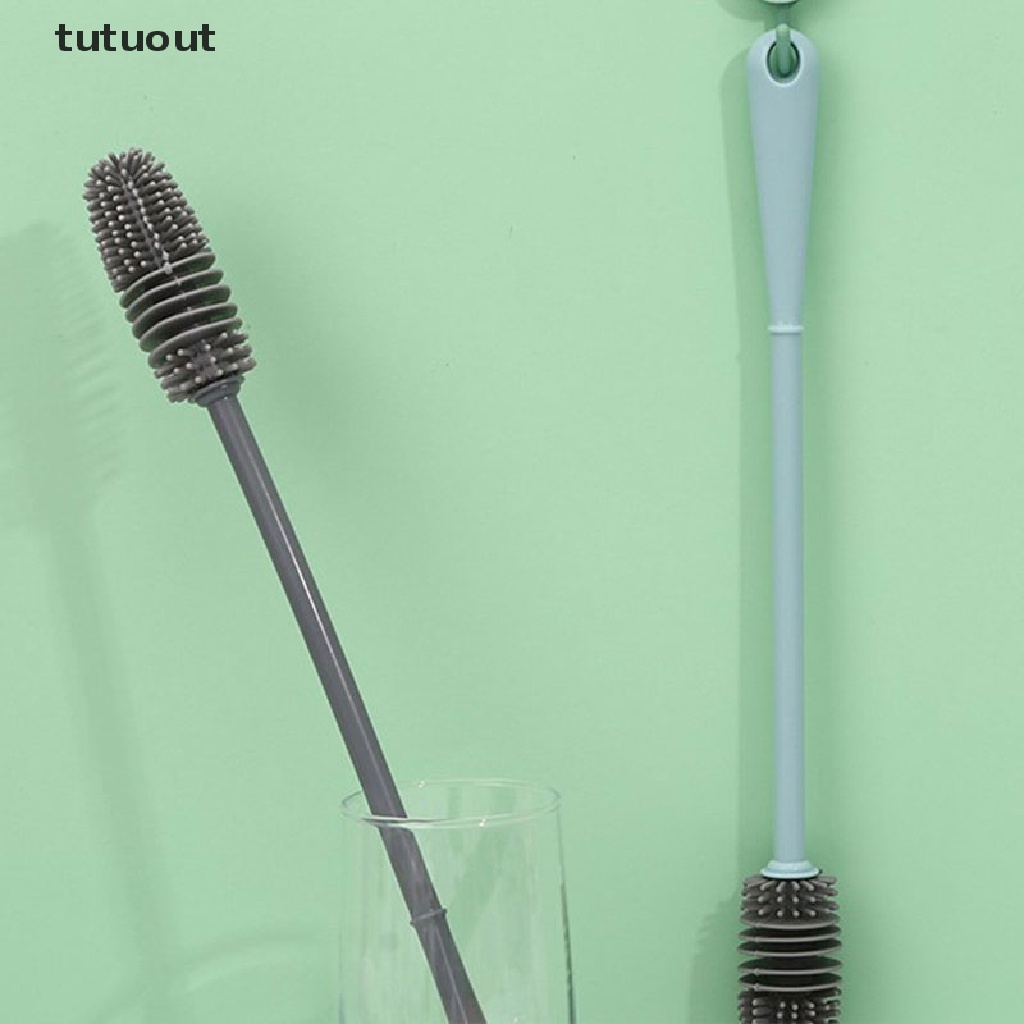 Bàn Chải Silicone Vệ Sinh Ly Cốc Thủy Tinh Tiện Dụng