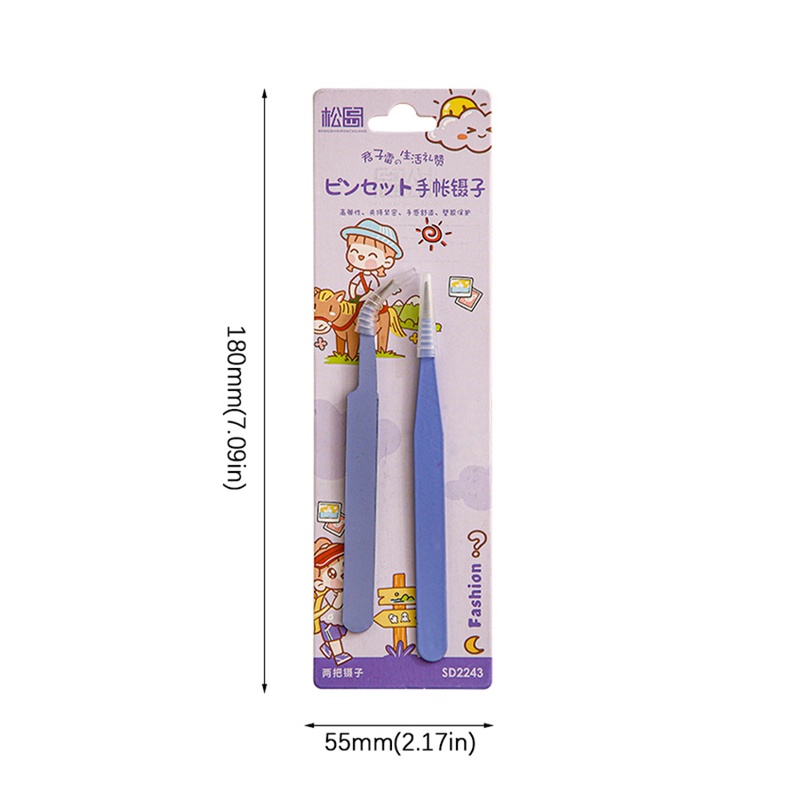 Mr.paper 12 Kiểu 1/2 Gói Nhíp Màu dễ thương Macaron Nhíp bỏ túi Sáng tạo Thẳng khuỷu tay Túi dán Kẹp