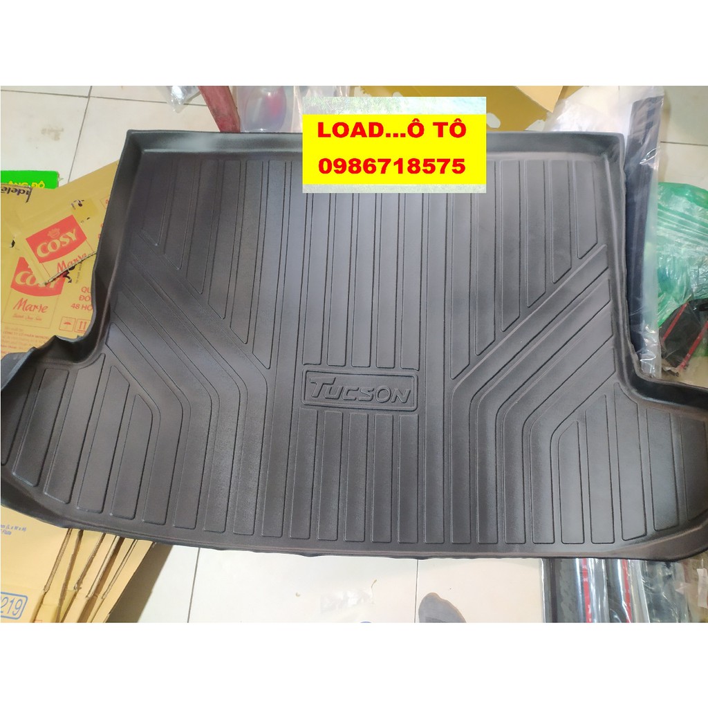 Lót cốp Nhựa Xe Huyndai Tucson 2018-2021 Mẫu Nhựa Dẻo Cao Cấp