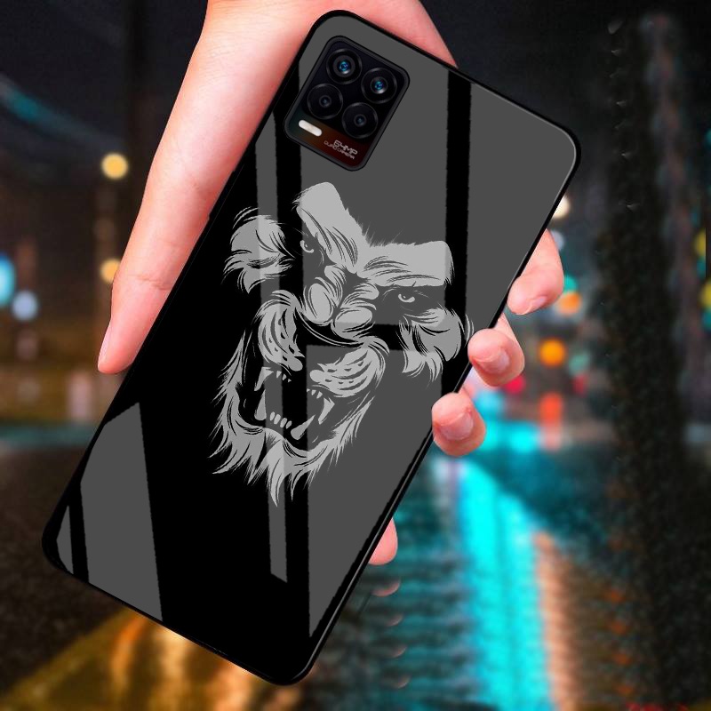 Ốp Lưng REALME 8, REALME 8 PRO Mặt Kính Cường Lực Cao Cấp Thiết Kế Riêng