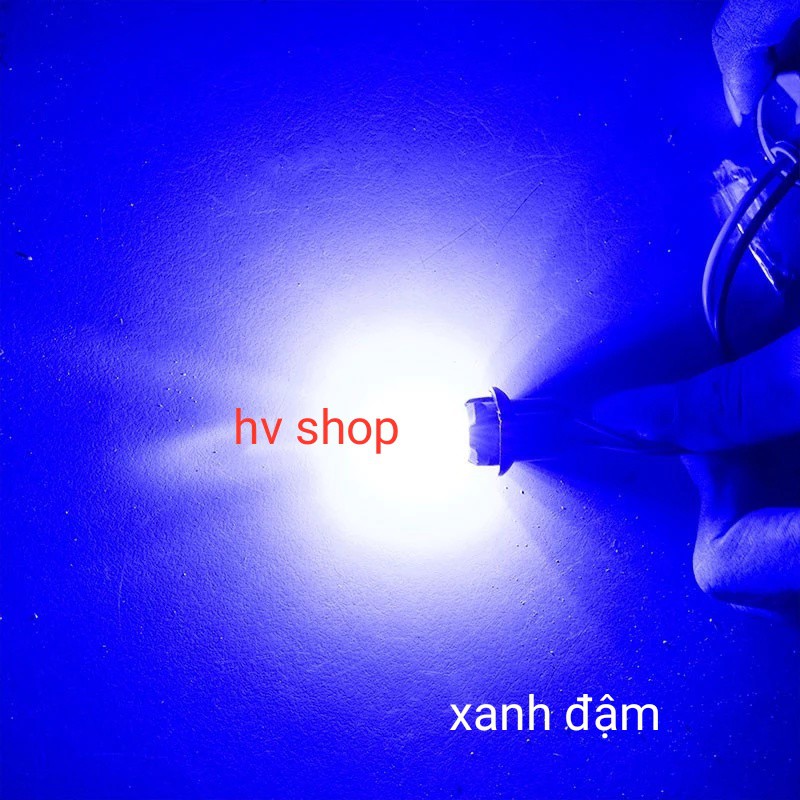 Bộ 2 led demi xi nhan T10 gắn xe máy COB hv shop