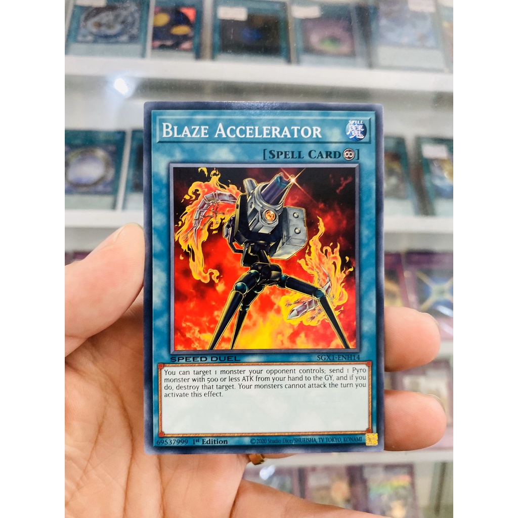 Thẻ Bài YugiOh! Mã SGX1-ENH14 - Blaze Accelerator - Common - 1st Edition