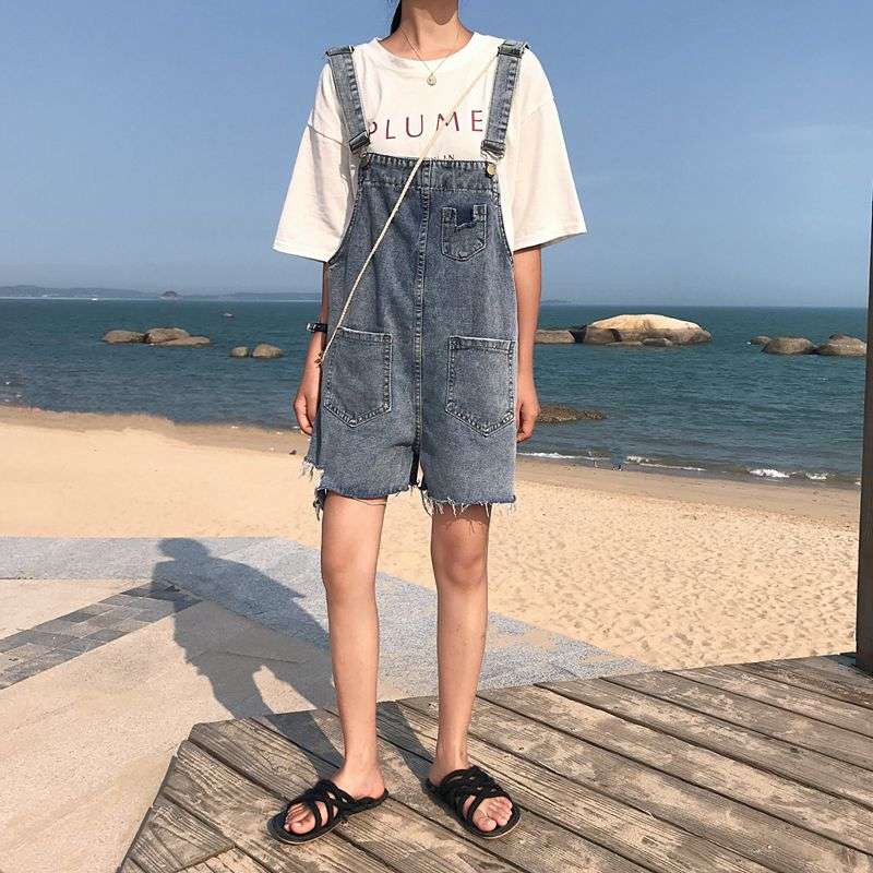 [Hàng có sẵn] Quần Yếm jumpsuit nữ Ulzzang Quảng Châu QYN1