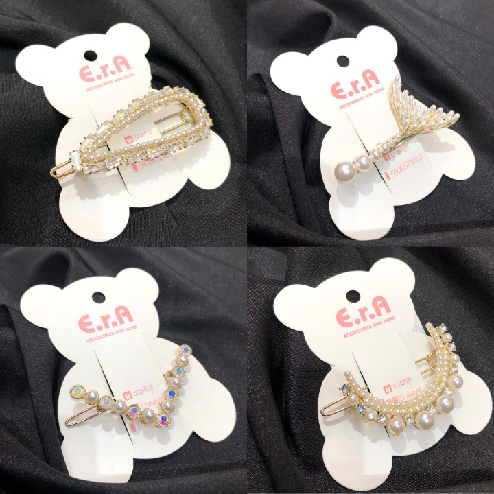 Kẹp Mái Đính Đá Cao Cấp Cho Nữ ERASHOP 078416 - Phù Hợp Làm Quà Tặng, Đi Tiệc, Đi Chơi, Siêu Rẻ Đẹp
