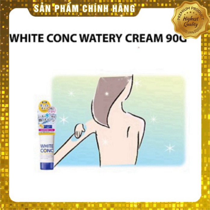{FREESHIP}-Kem dưỡng trắng da White Conc Watery Cream Nhật Bản Đảm bảo hàng chính hãng