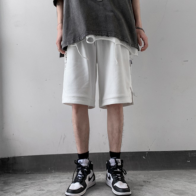 Quần ngắn bóng rổ ống rộng thời trang hè 2021 cho nam