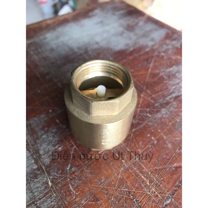 Van 1 chiều đồng thau lò xo phi 21, 27, 34