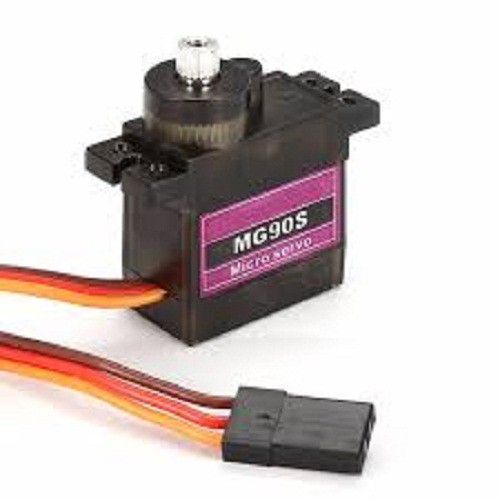 Servo MG90S siêu khoẻ - Động cơ servo bánh răng thép - Bảo hành 1 đổi 1