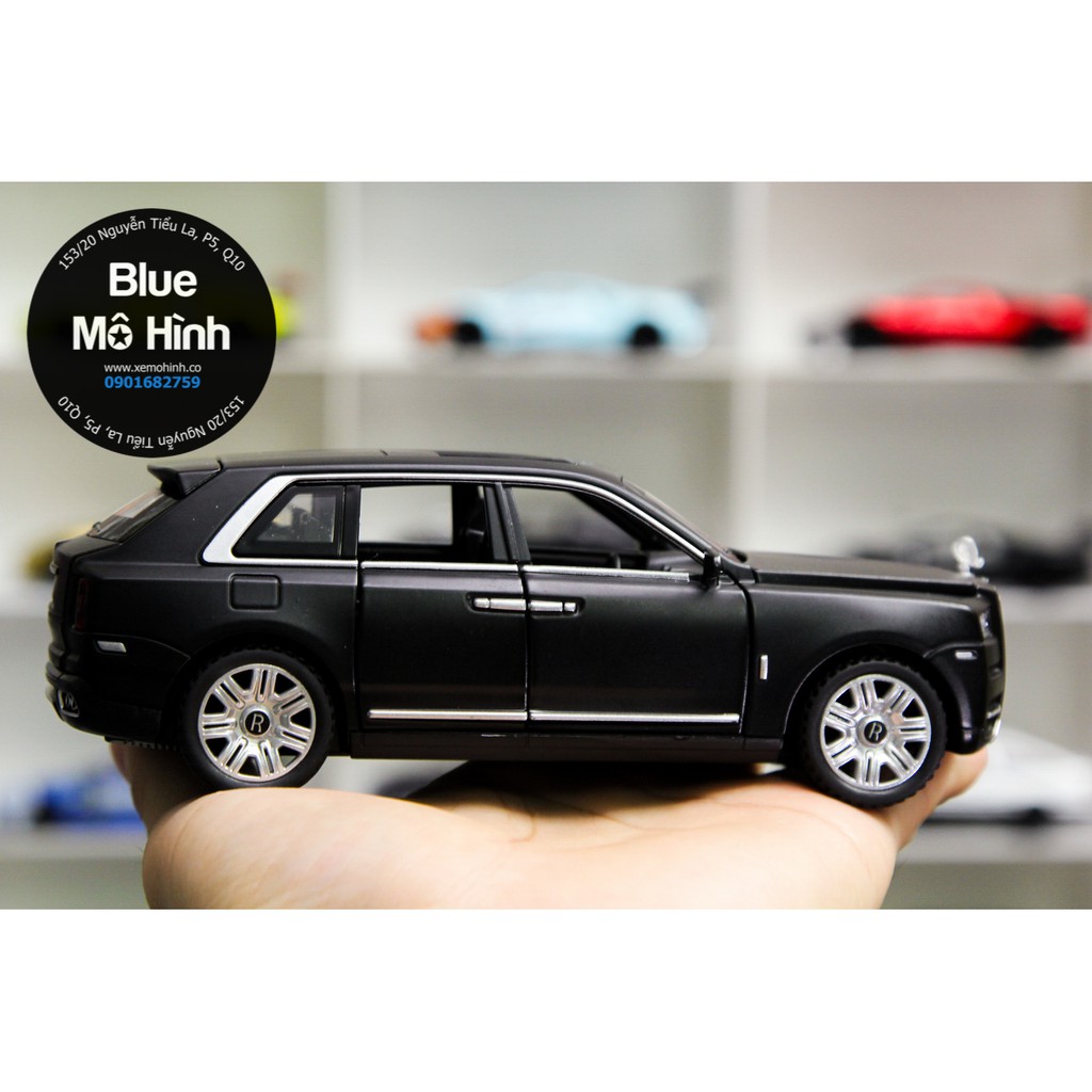 Blue mô hình | Mô hình xe Rolls Royce Cullinan SUV mở hết cửa 1:32