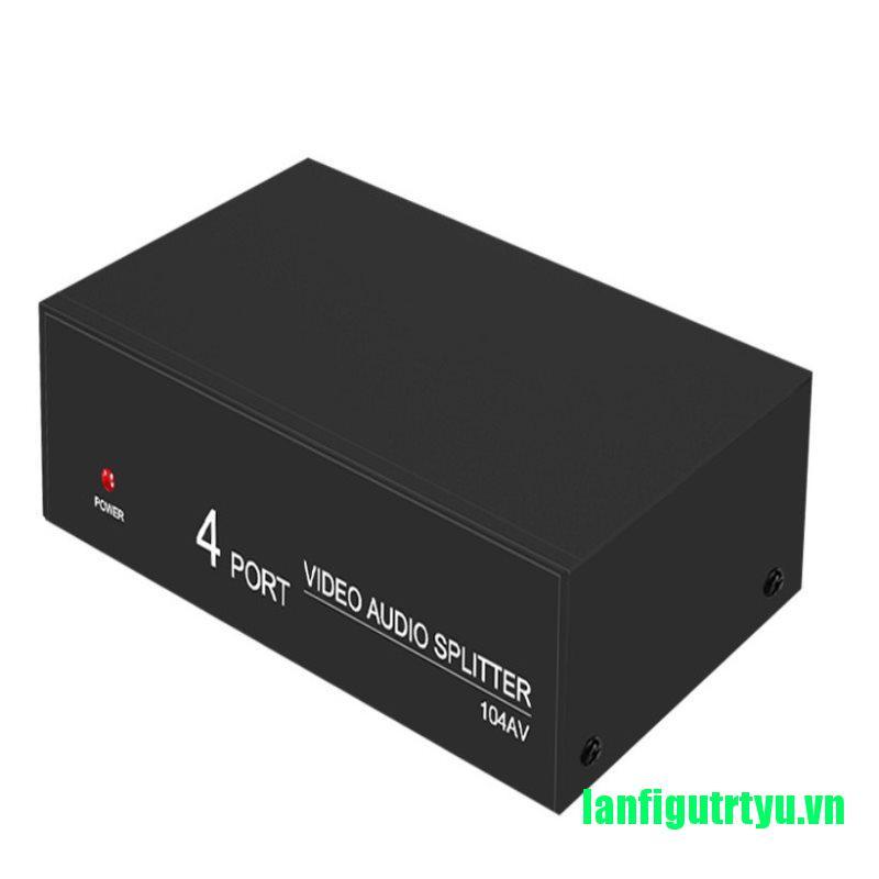 Bộ Chia Tín Hiệu Âm Thanh Hình Ảnh 4 Cổng Rca 4 Cổng | BigBuy360 - bigbuy360.vn