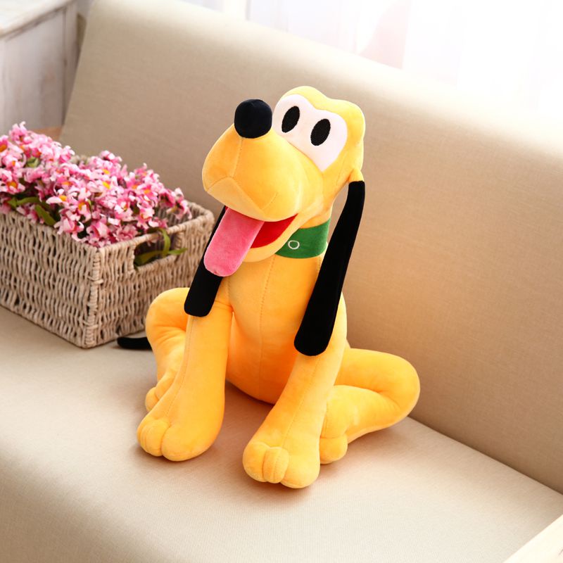 28-55cm Disney Big Pluto dog Plush Toys Orange Pluto Dog Stuffed Plush Toys Children Kids Gift Extra Large Pluto Dolls Soft Cute D