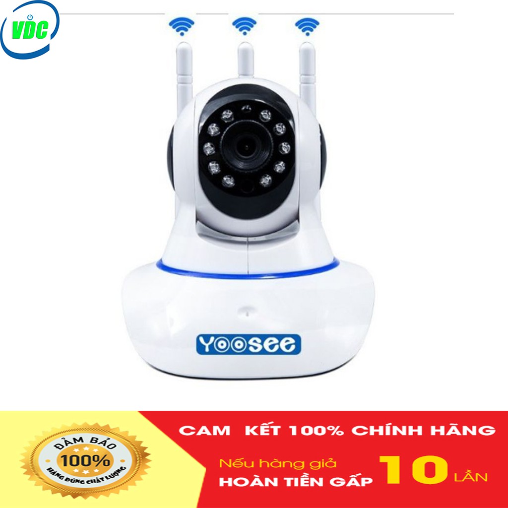Camera yoosee 3 Râu mắt 1.0 - Dùng phần mềm yoosee - Bảo hành 12 tháng