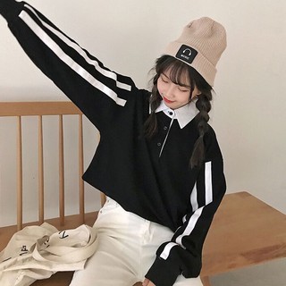 ÁO THUN CROPTOP CỔ POLO